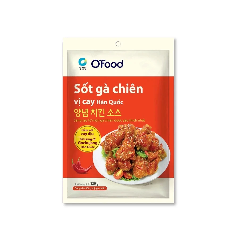 Sốt gà chiên vị cay Miwon Han Quốc gói 120g