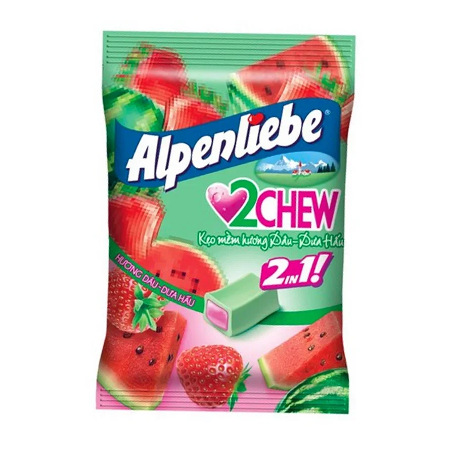 Kẹo Alpenliebe mềm hương dâu dưa hấu 227g